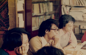 Meeting at 1984 Bookshop in Hong Kong